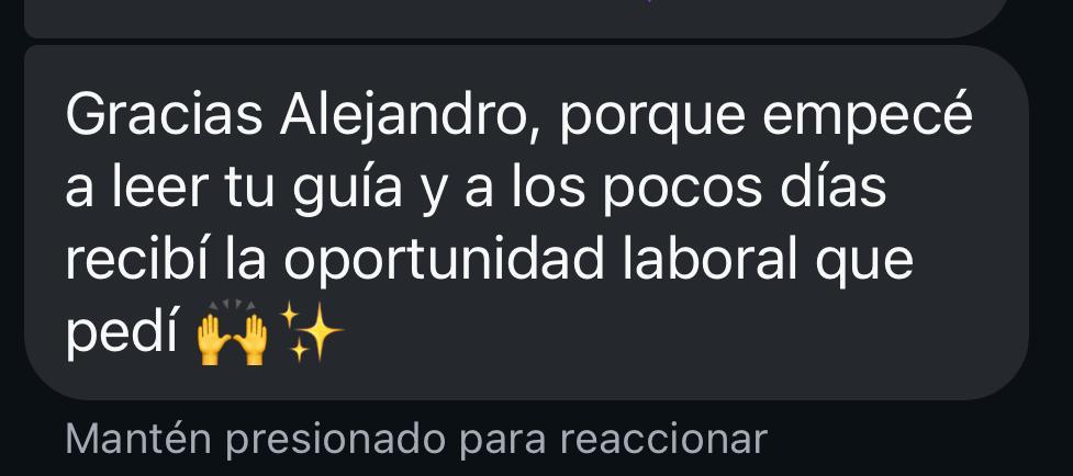Testimonio real de cliente 1